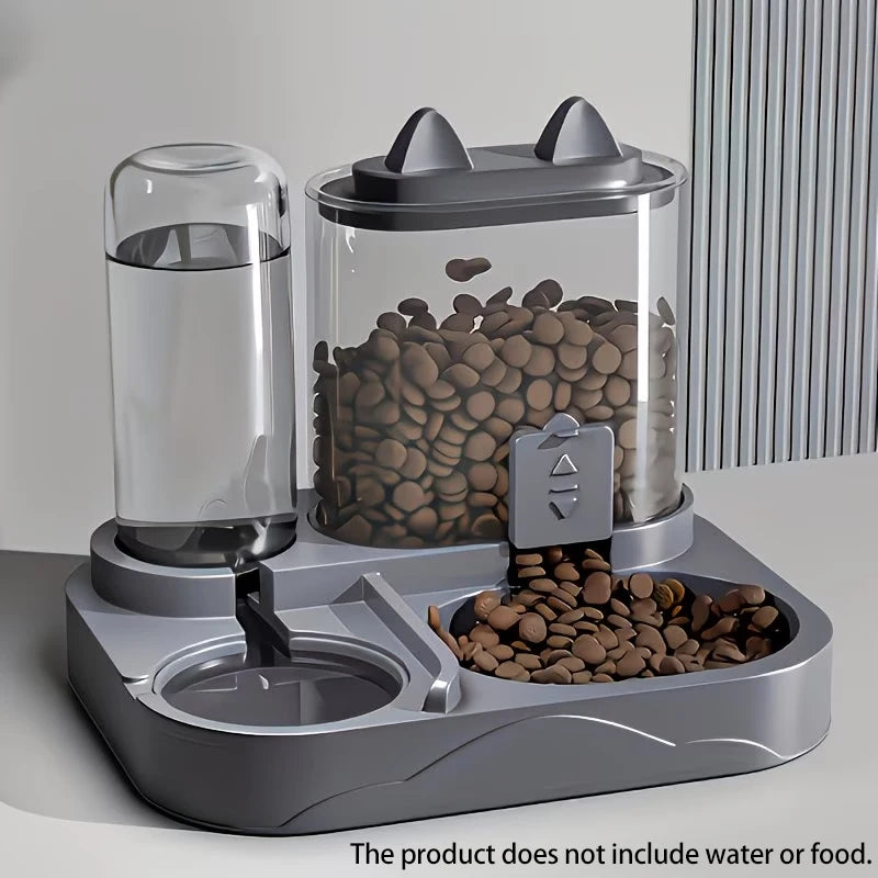 2-in-1 Large Pet Feeder and Water Dispenser
