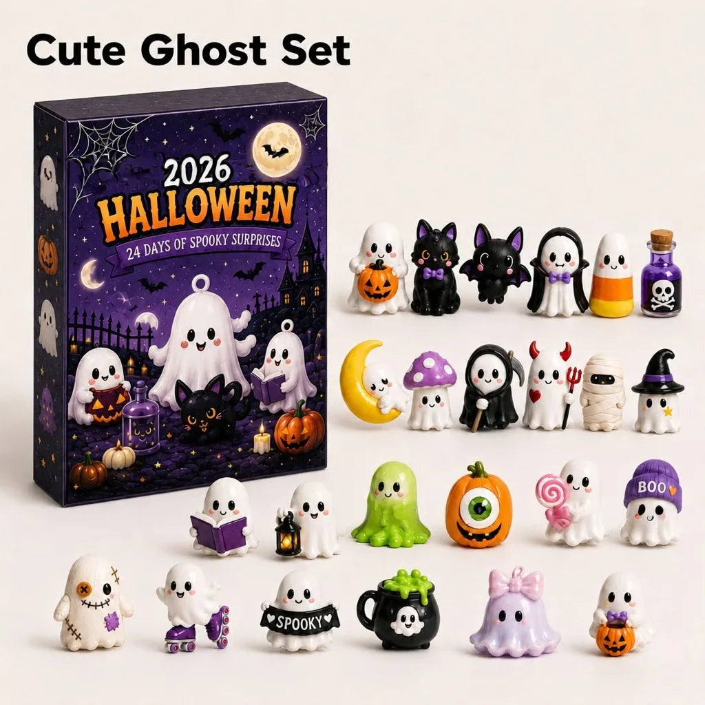 Halloween Horror Movie Mini Figures Advent Calendar 24-Piece