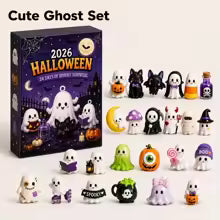Halloween Horror Movie Mini Figures Advent Calendar 24-Piece