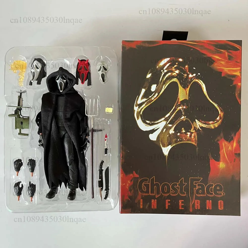 Figure Inferno Fire Ultimate Action Figure The Nun Billy Prey Horror Doll Model Toy Gifts Joint Movable Desktop Decor Gift