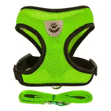 Adjustable Mesh Vest Pet Harness with Leash