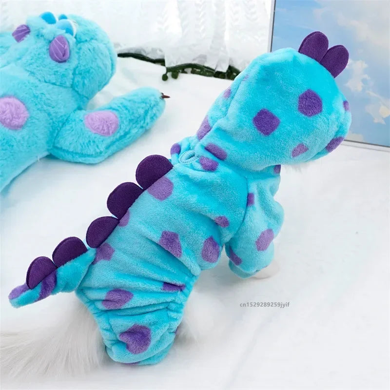 Cute Dinosaur Pet Dog Hooded Coat