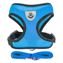 Adjustable Mesh Vest Pet Harness with Leash