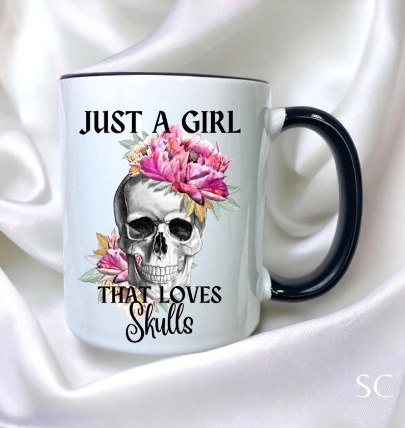 Gothic Skull Mug – Unique Gift Idea for Birthdays and Special Occasions