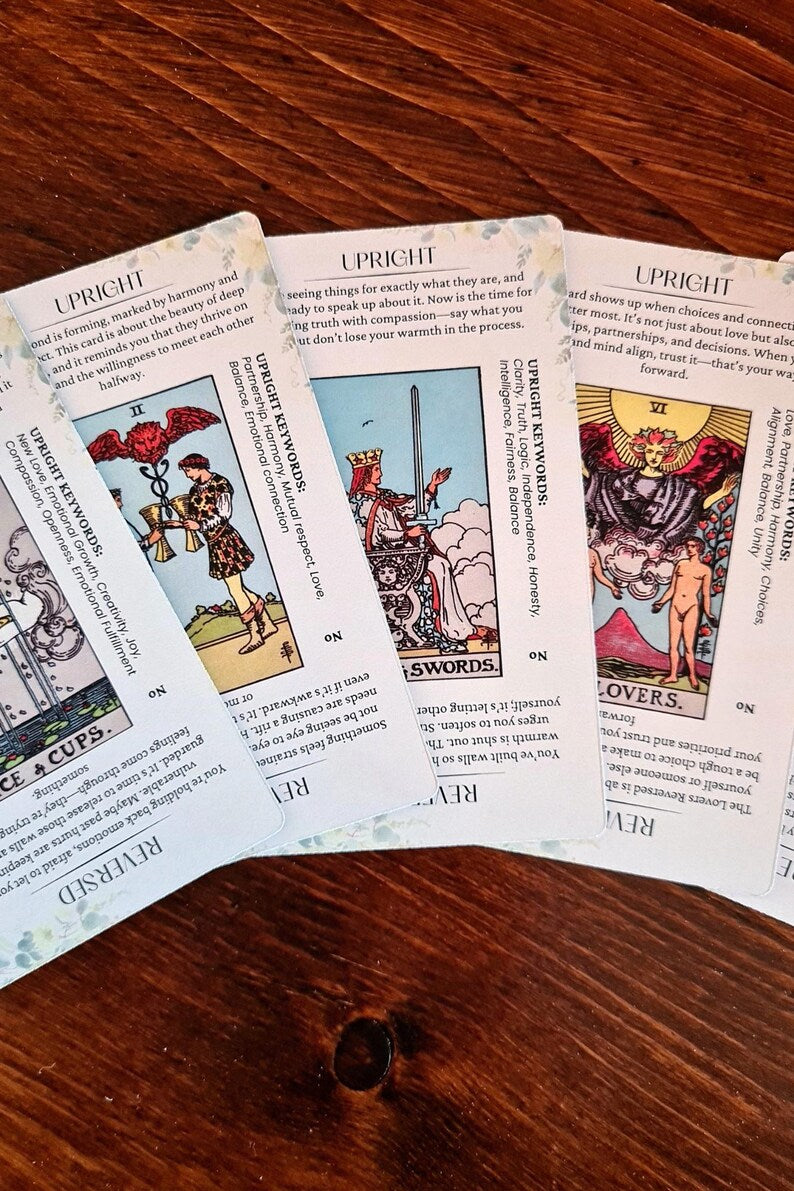 Beginner Tarot Deck With Explanations, Beginner Tarot Cards With Meanings, Rider Waite Tarot Original Tarot Deck Meaning, Tarot Gift,