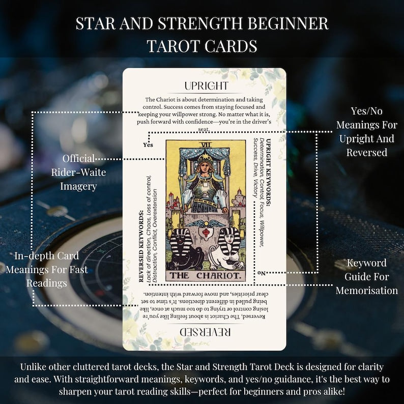 Beginner Tarot Deck With Explanations, Beginner Tarot Cards With Meanings, Rider Waite Tarot Original Tarot Deck Meaning, Tarot Gift,