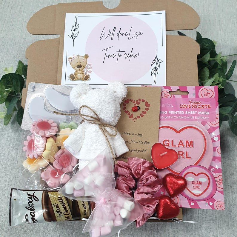 Teen Spa Gift Box: Birthday Pamper Hamper with Personalized Note