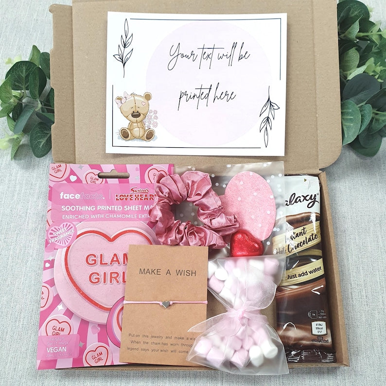 Teen Spa Gift Box: Birthday Pamper Hamper with Personalized Note