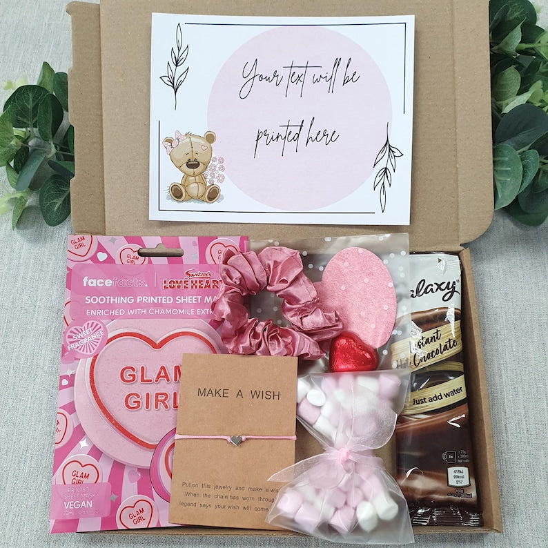 Teen Spa Gift Box: Birthday Pamper Hamper with Personalized Note