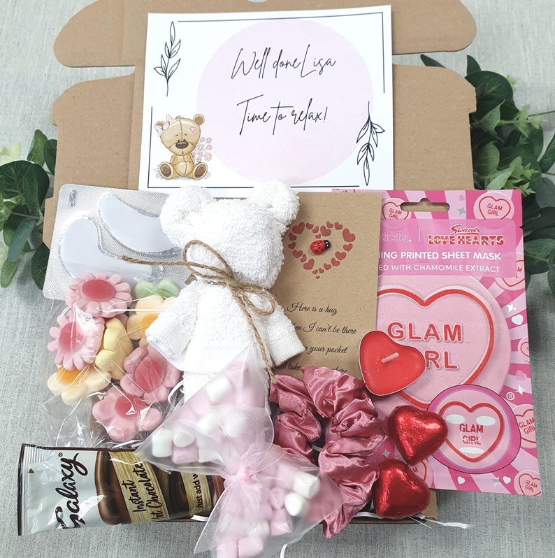 Teen Spa Gift Box: Birthday Pamper Hamper with Personalized Note