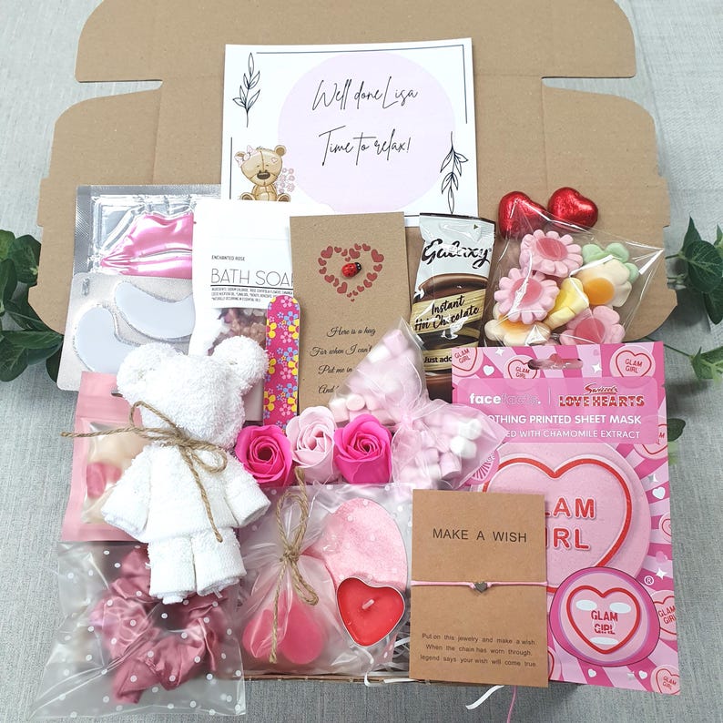 Teen Spa Gift Box: Birthday Pamper Hamper with Personalized Note