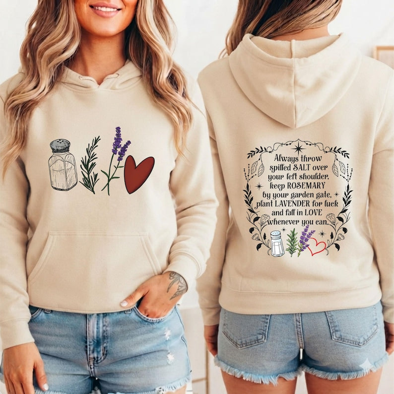 Practical Magic Halloween T-Shirt – Salt, Rosemary & Lavender Love Tee, Witchy Movie-Inspired Shirt