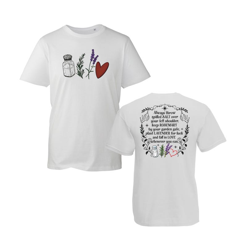 Practical Magic Halloween T-Shirt – Salt, Rosemary & Lavender Love Tee, Witchy Movie-Inspired Shirt
