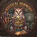 Bright and Mystical Owl Digital Product